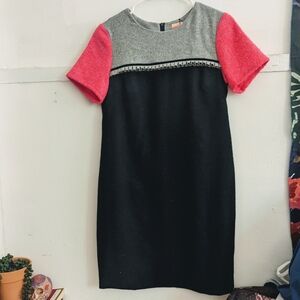 Vilagallo Chiara Wool Alpaca Shift Dress XS Anthropologie